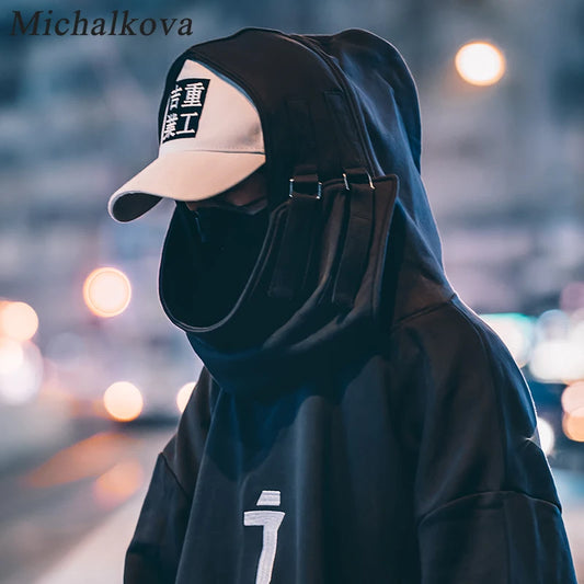 Sudadera Techwear De Cuello Alto