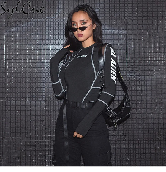 Body Techwear De Manga Larga