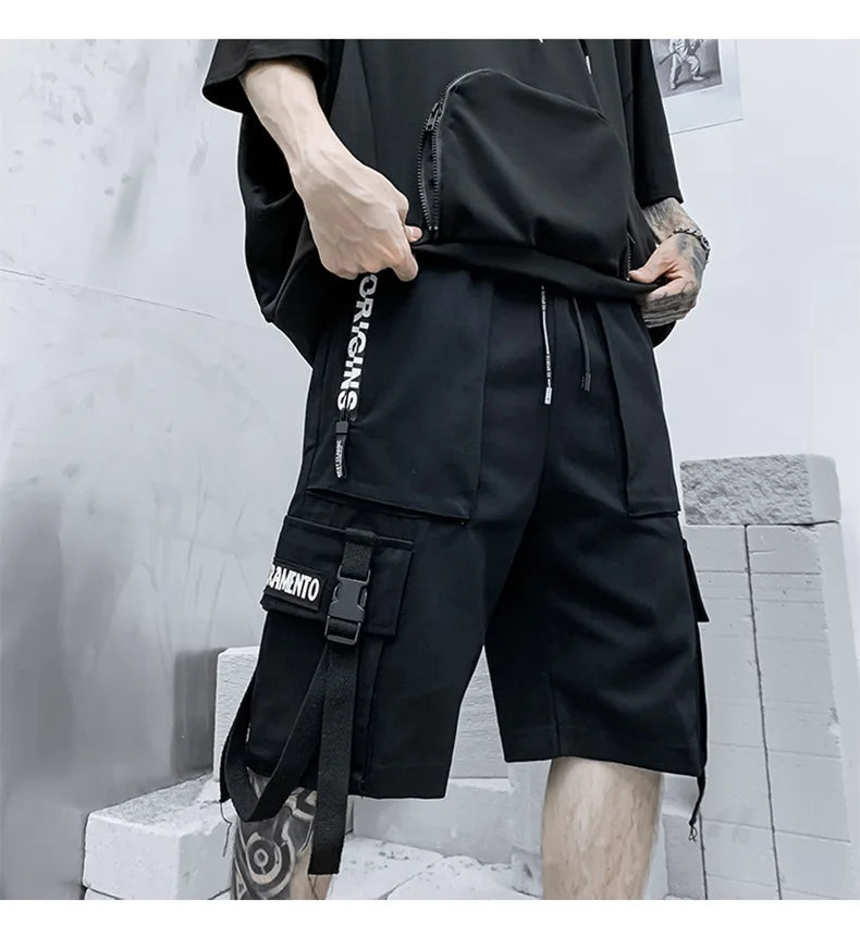 Pantalon Corto Cargo Techwear