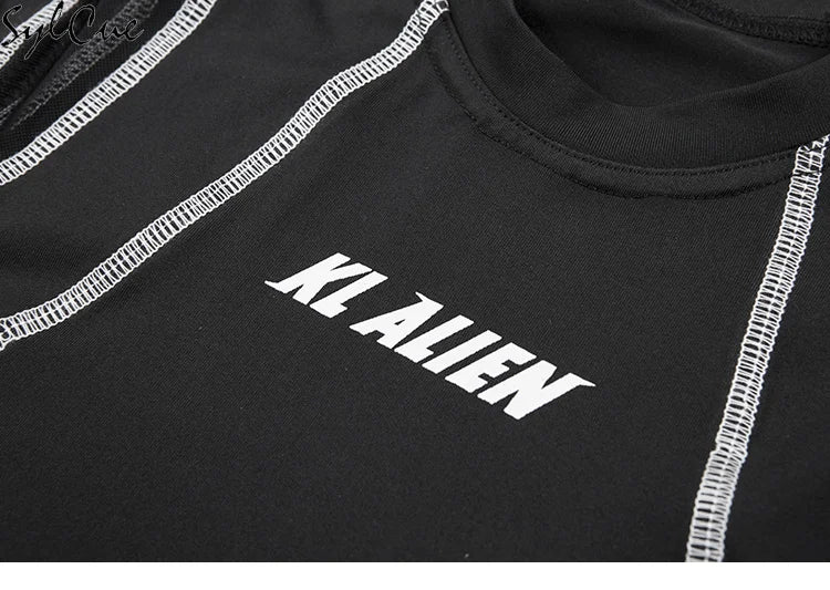 Body Techwear De Manga Larga