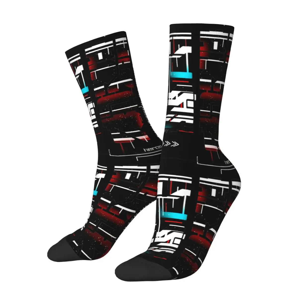 Calcetines Cyberpunk Microchip Techwear