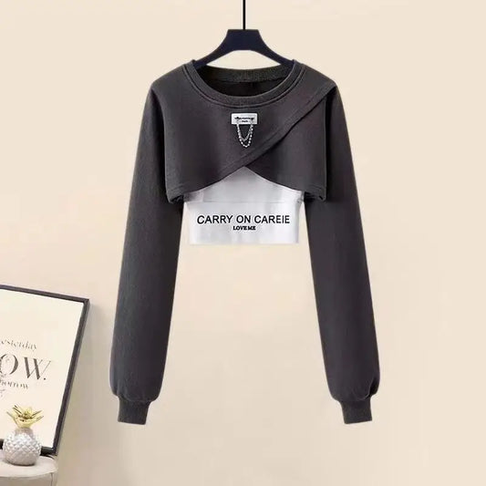 Top Corte Cruzado Manga Larga Techwear