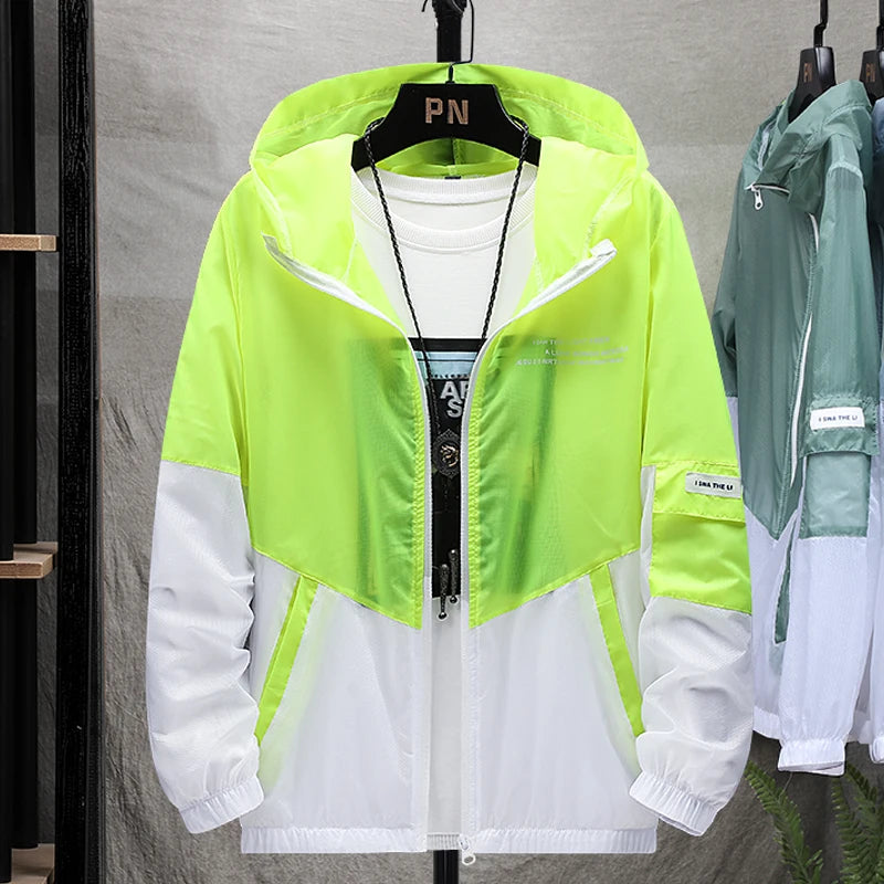 Chubasquero Techwear Con Bolsillos