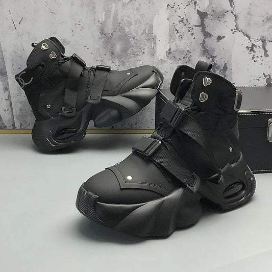 Sneakers Techwear Con Plataforma