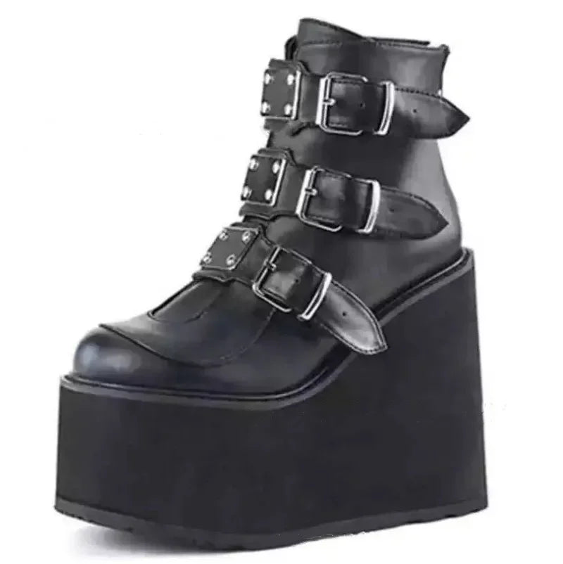 Botas De Tacón Y Plataforma Techwear