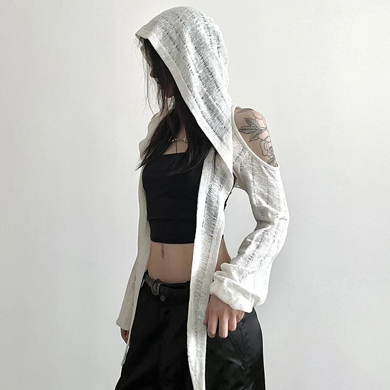 Capucha Con Mangas Techwear