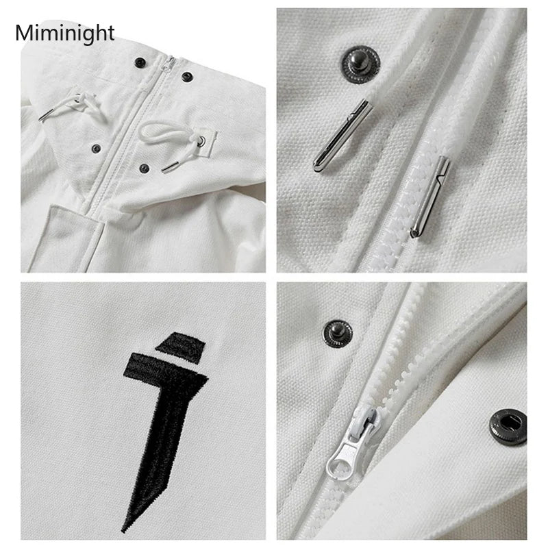 Chaqueta Techwear De Cuello Alto