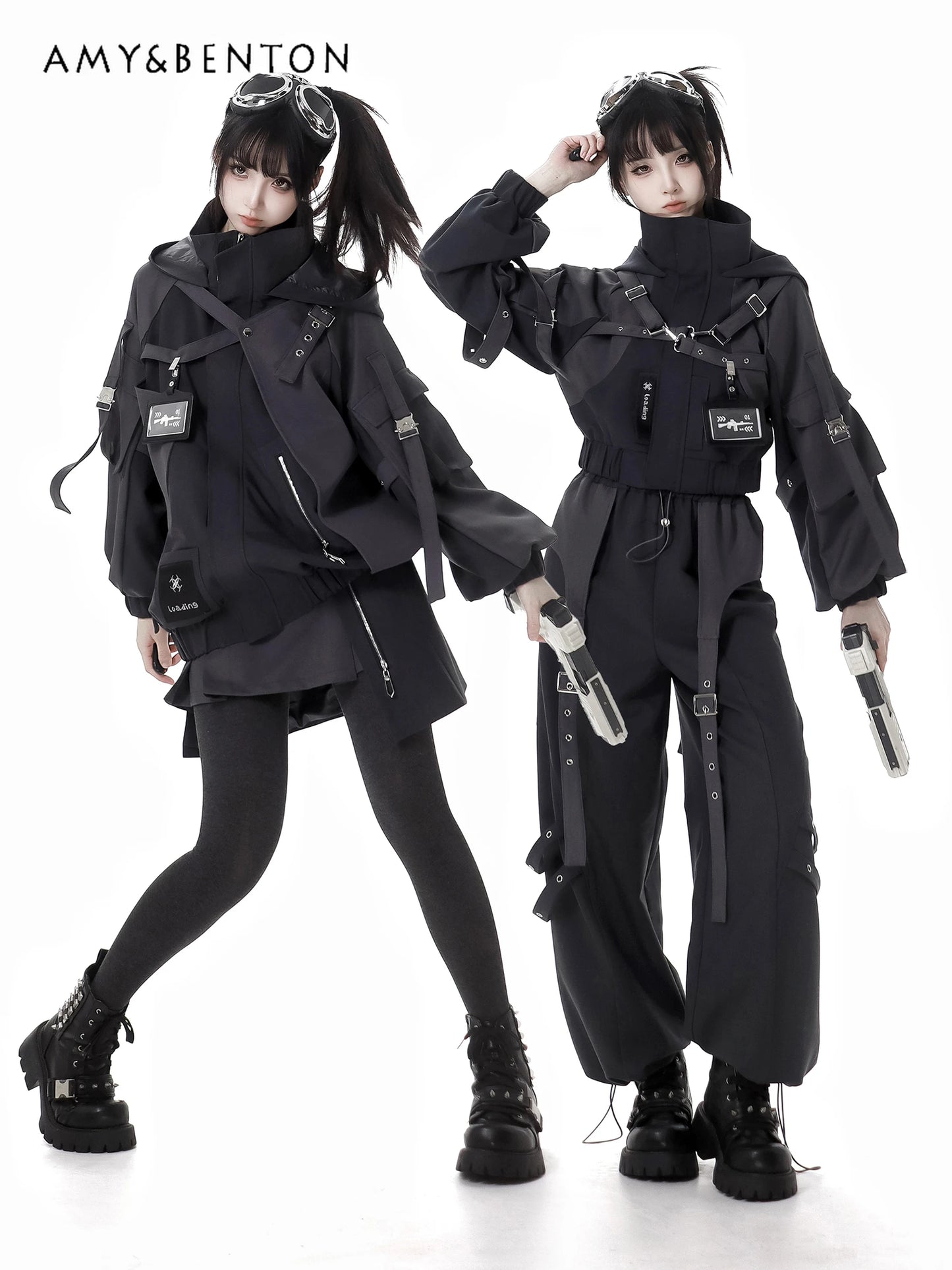 Chaqueta Techwear Tactica Femenina