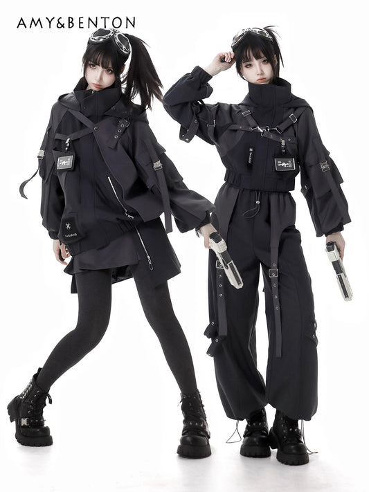 Falda Techwear Táctica Femenina