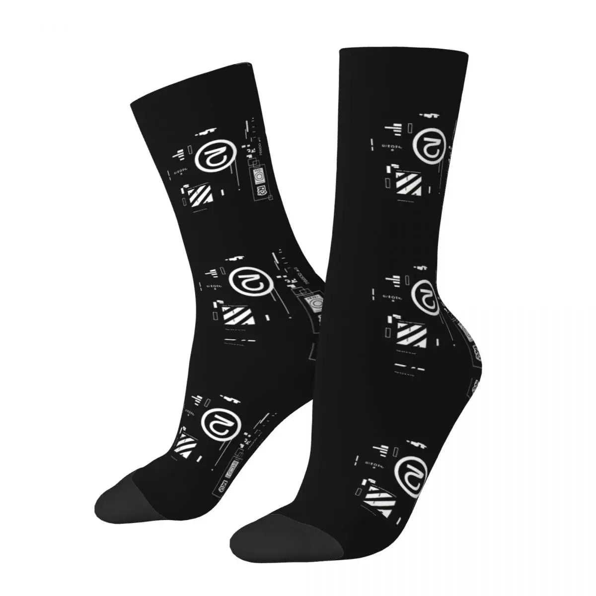 Calcetines Cyberpunk Microchip Techwear
