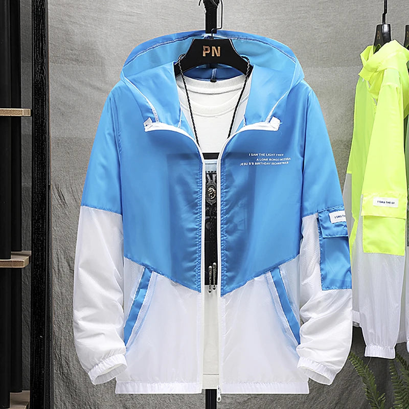 Chubasquero Techwear Con Bolsillos