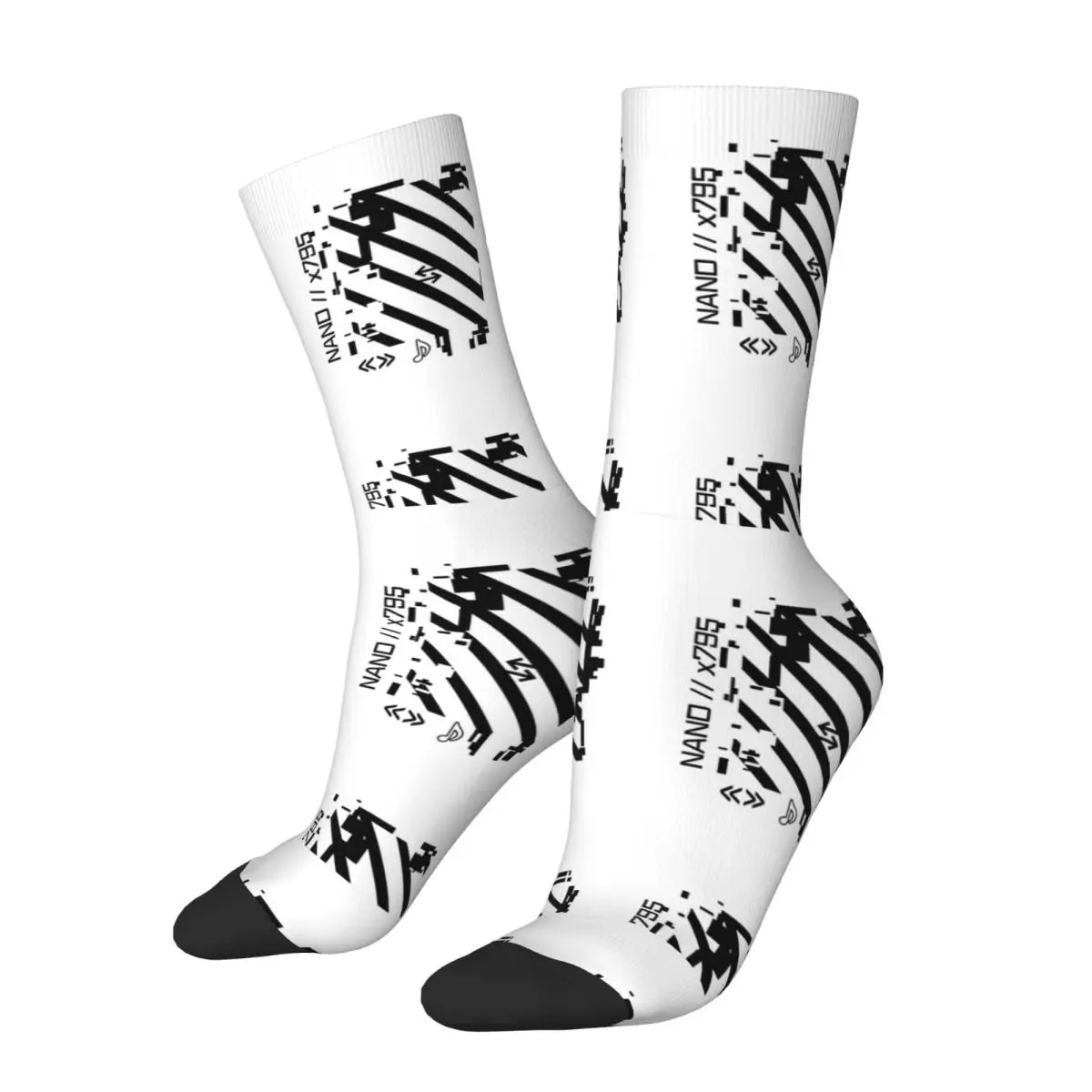 Calcetines Cyberpunk Microchip Techwear