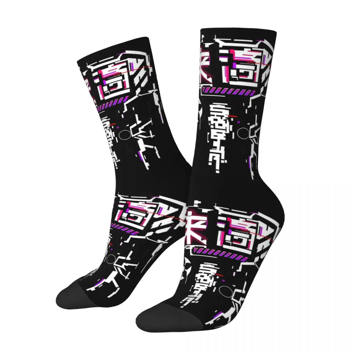 Calcetines Cyberpunk Microchip Techwear