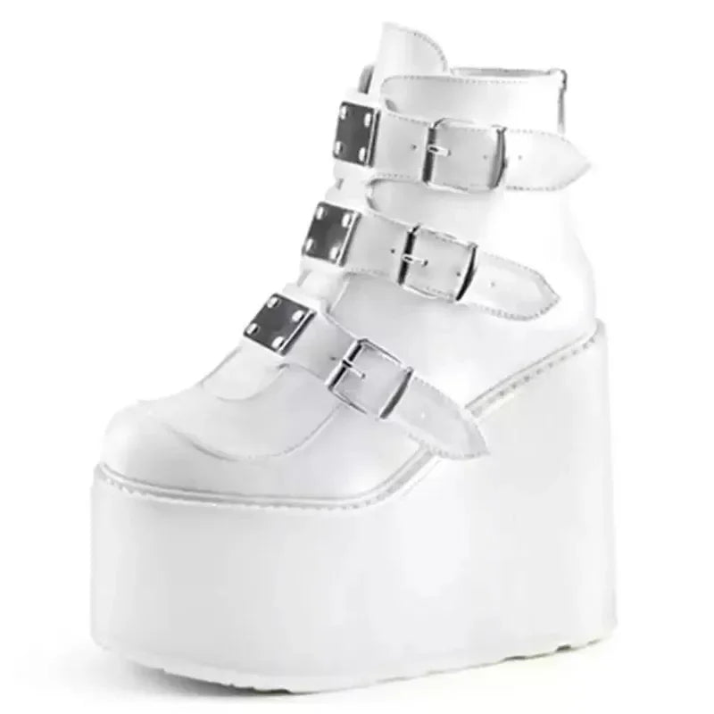 Botas De Tacón Y Plataforma Techwear