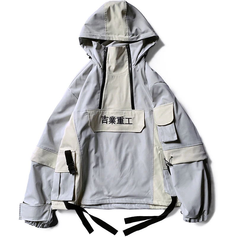 Pullover Con Cuello De Cremallera Techwear