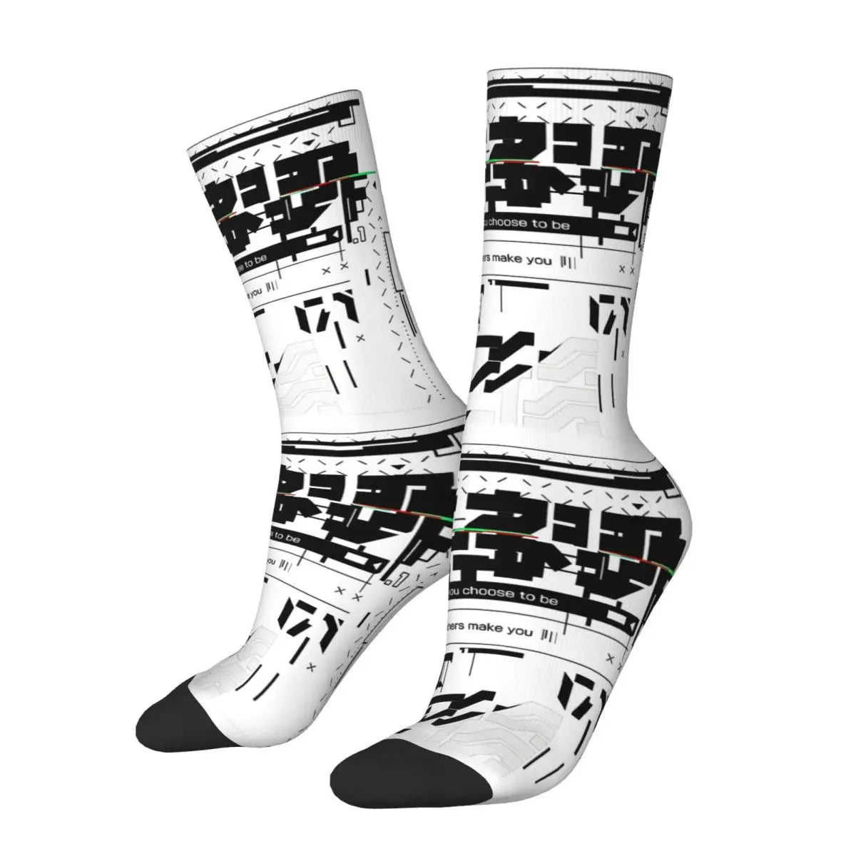 Calcetines Cyberpunk Microchip Techwear