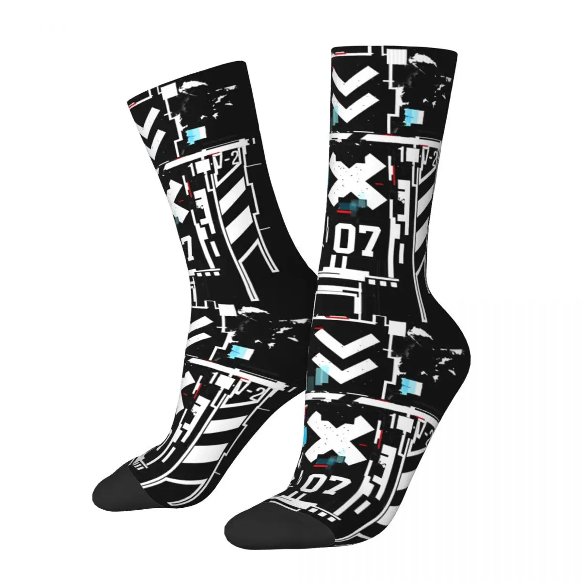 Calcetines Cyberpunk Microchip Techwear