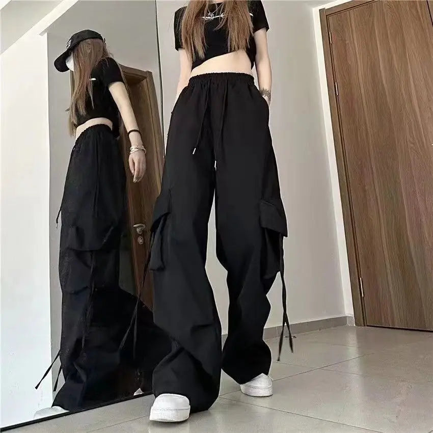 Pantalón Multibolsillo Ligero Negro