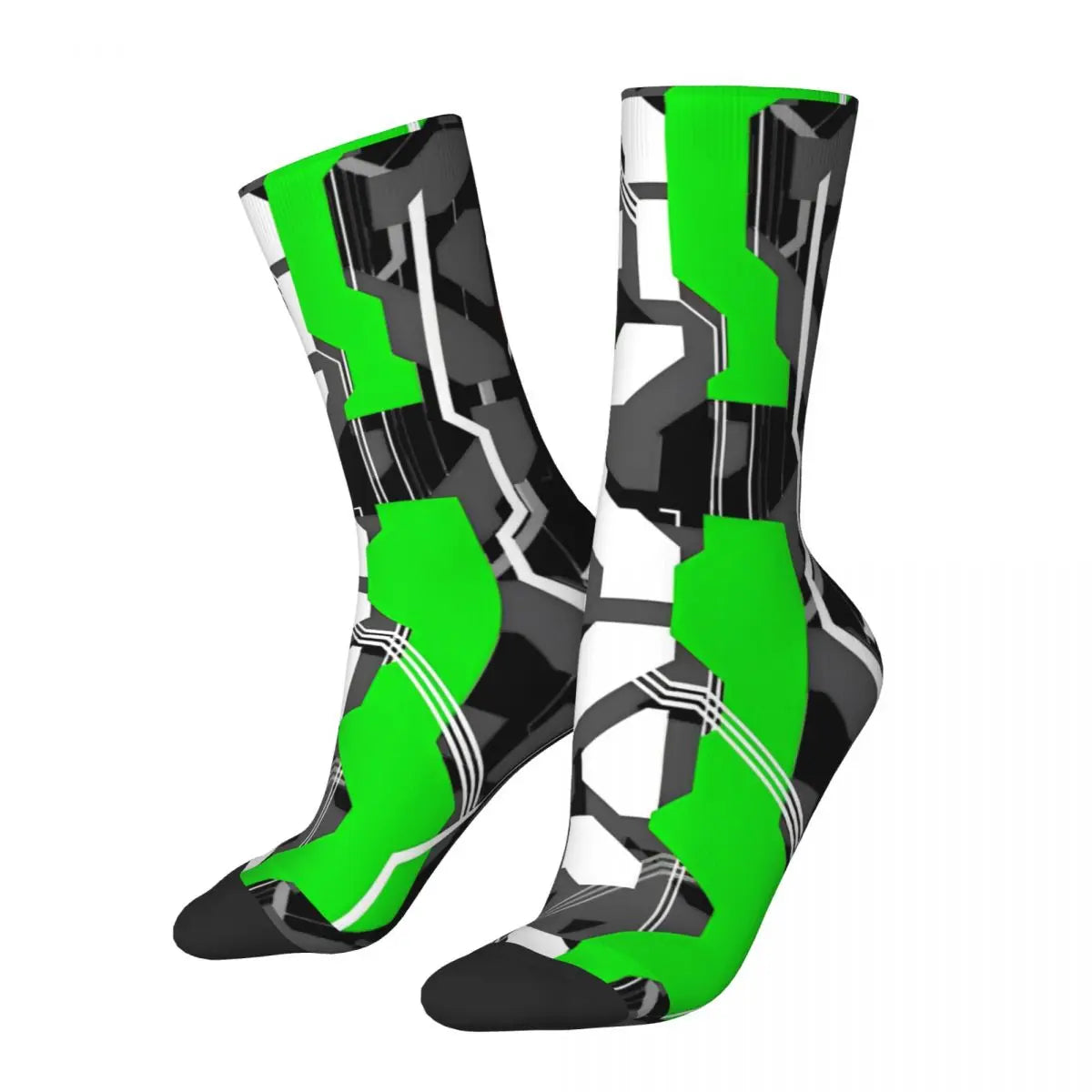 Calcetines Cyberpunk Microchip Techwear