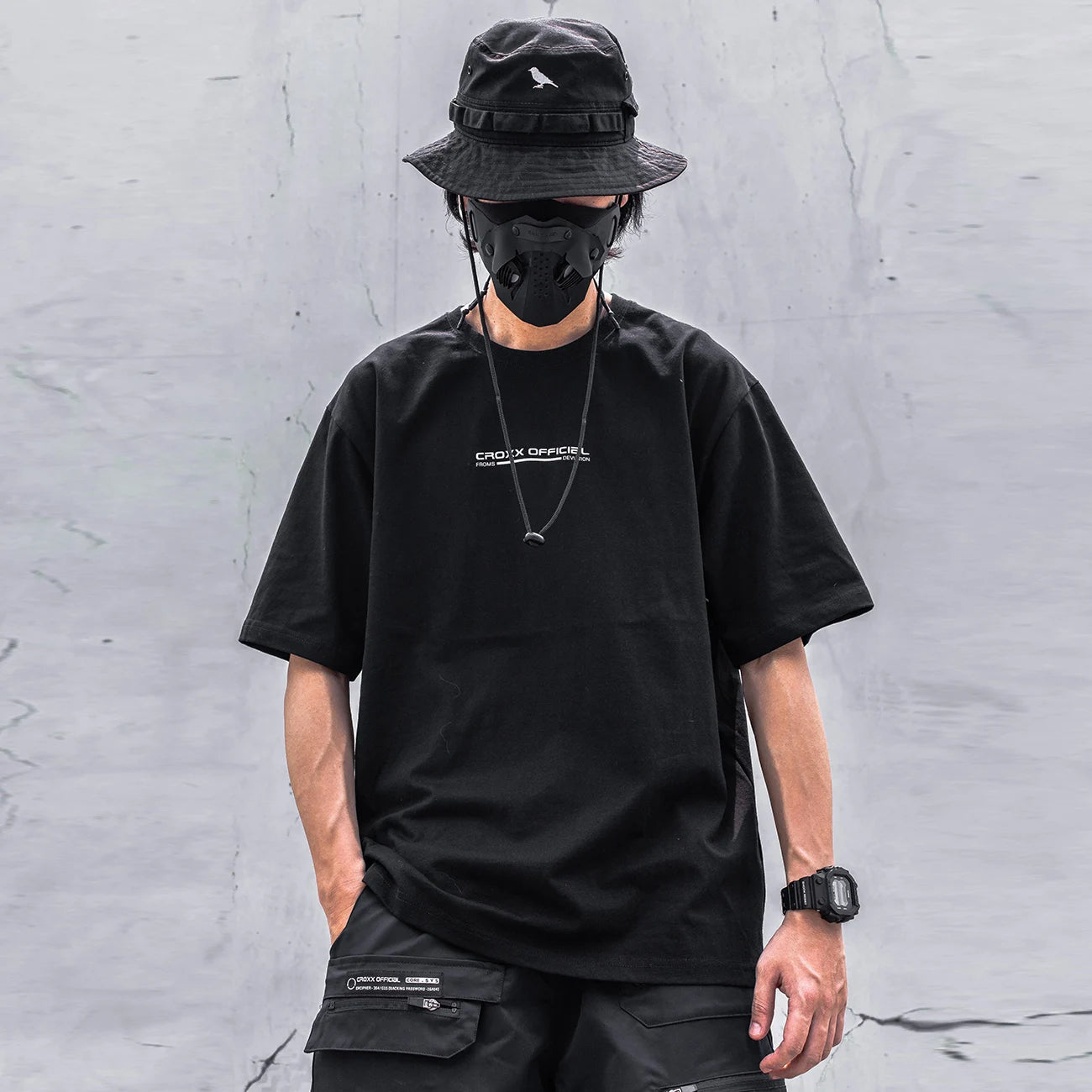 Camiseta Techwear Con Estampado Cybertribal