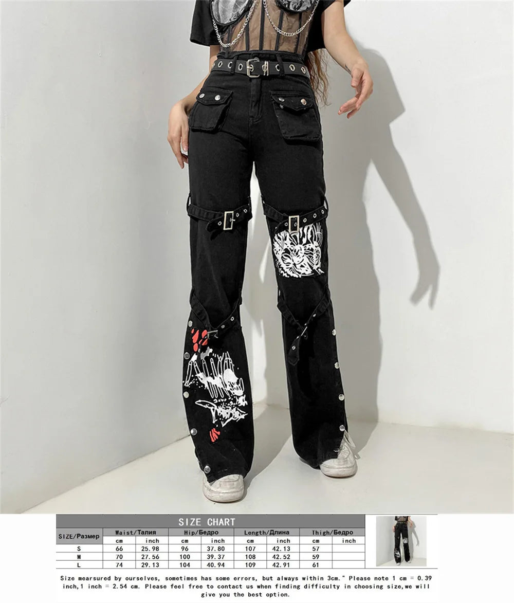 Pantalones De Cargo Con Estampado