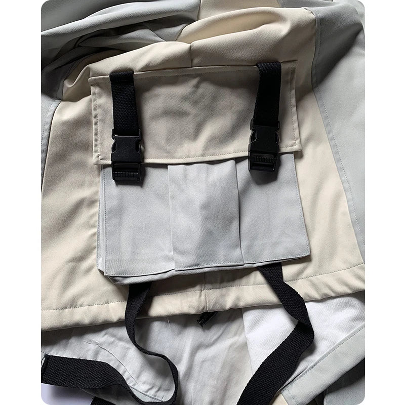 Pullover Con Cuello De Cremallera Techwear