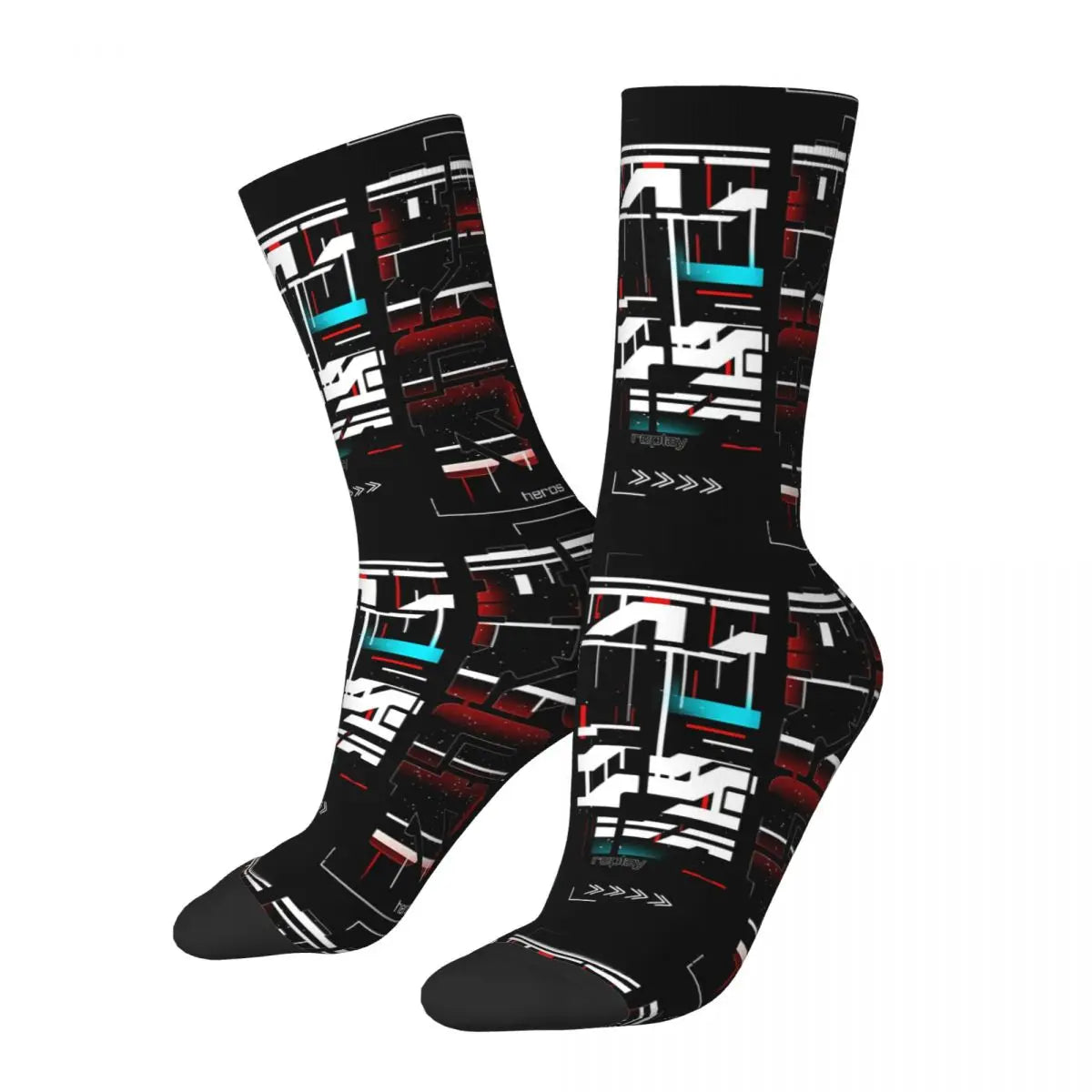 Calcetines Cyberpunk Microchip Techwear