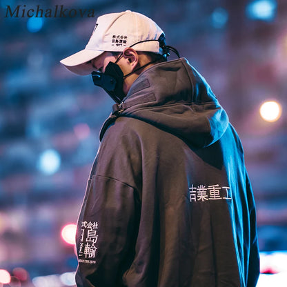 Sudadera Techwear De Cuello Alto