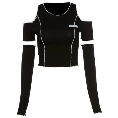 Top Techwear De Manga Larga Con Aperturas