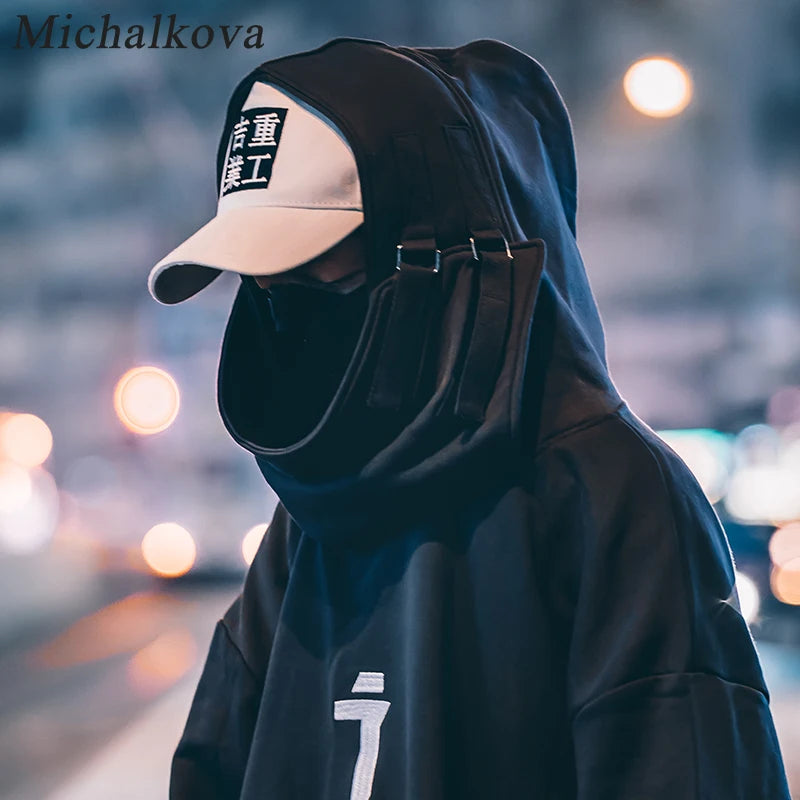 Sudadera Techwear De Cuello Alto