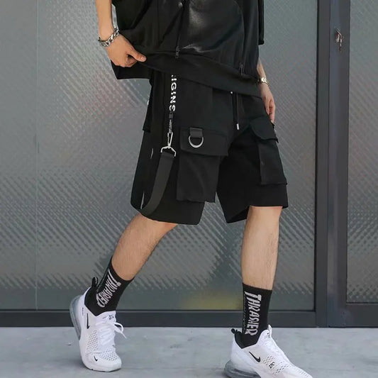 Pantalon Corto Cargo Techwear