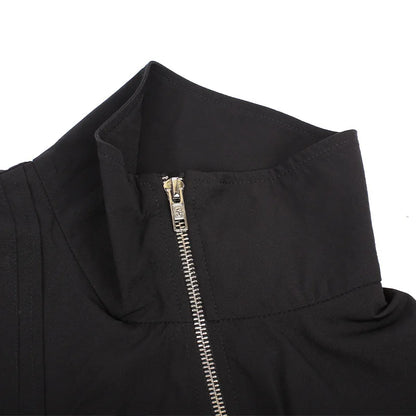 Chaqueta Crop Techwear De Una Manga