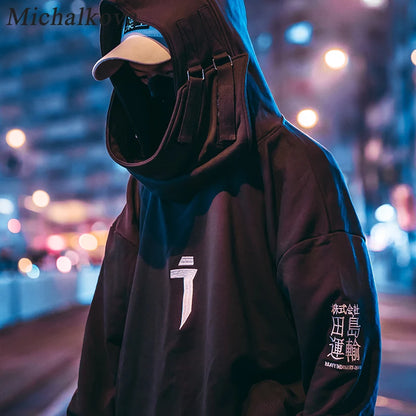 Sudadera Techwear De Cuello Alto