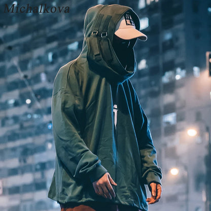 Sudadera Techwear De Cuello Alto