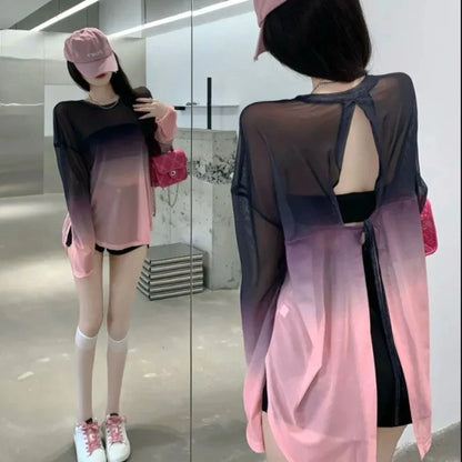 Camiseta Techwear Oversize Transparente