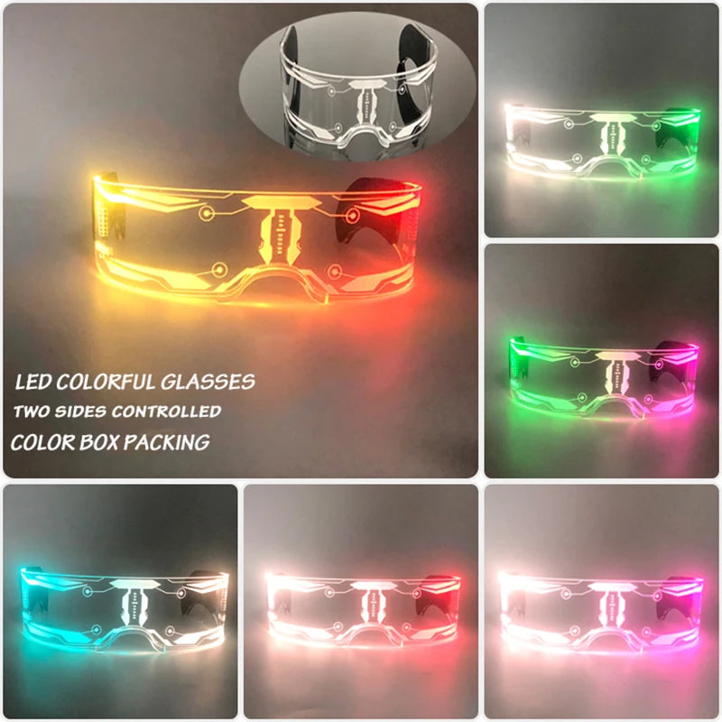 Gafas Led Estilo Cyberpunk