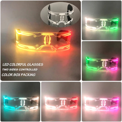 Gafas Led Estilo Cyberpunk
