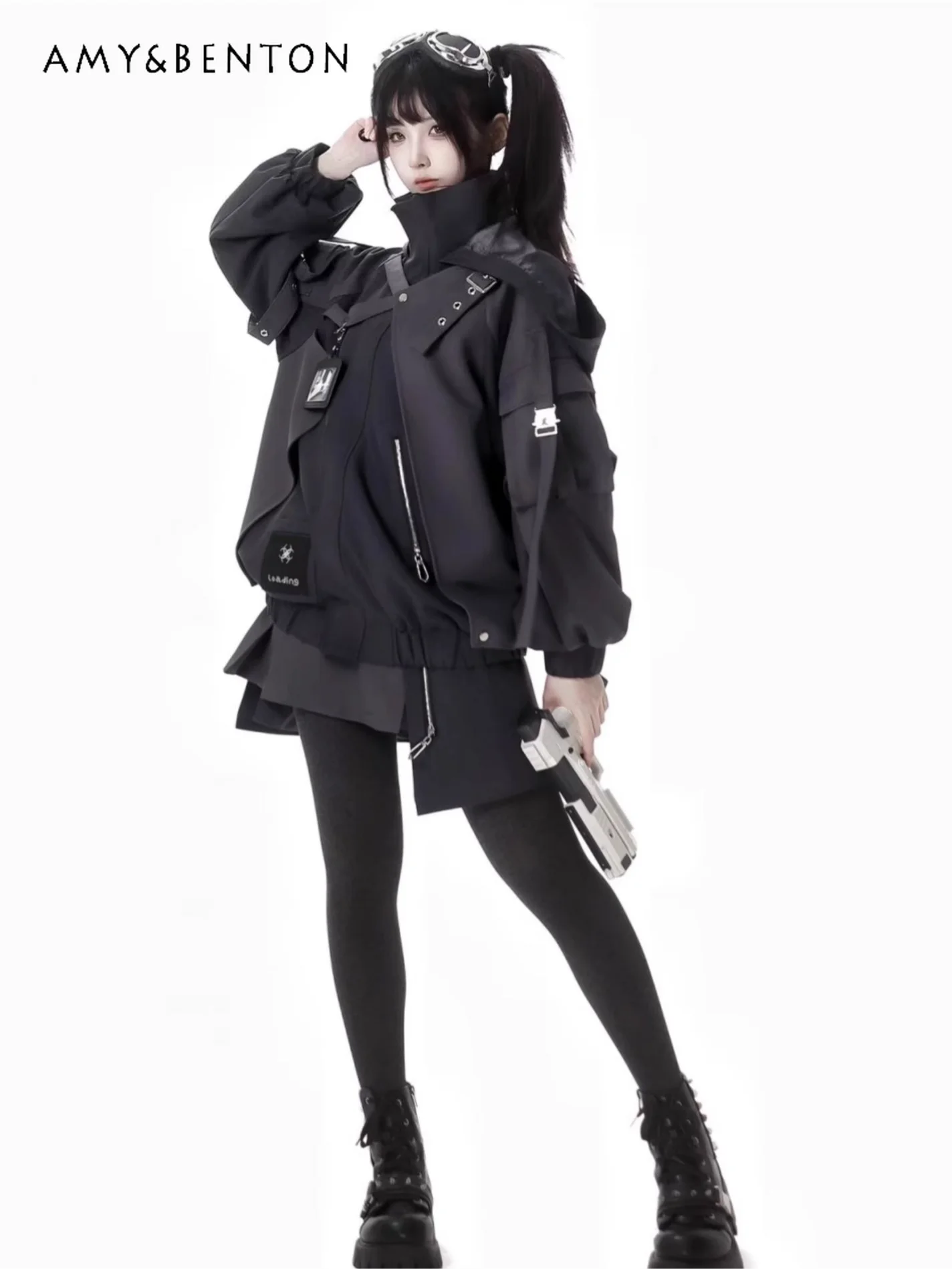 Falda Techwear Táctica Femenina