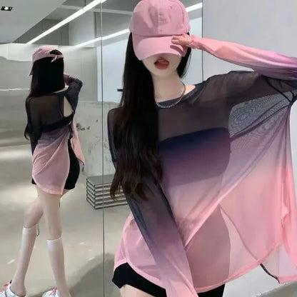 Camiseta Techwear Oversize Transparente