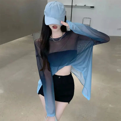 Camiseta Techwear Oversize Transparente