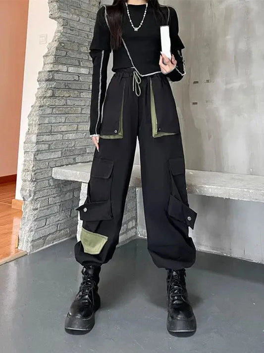 Pantalon Techwear Multibolsillos Femenino