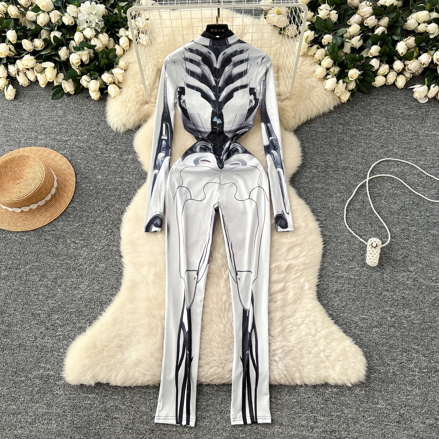 Mono Techwear Estampado Cyberpunk