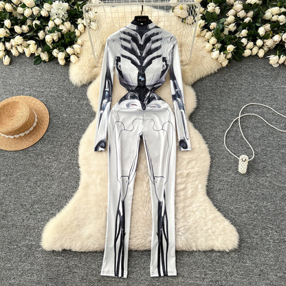 Mono Techwear Estampado Cyberpunk