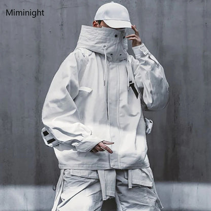 Chaqueta Techwear De Cuello Alto