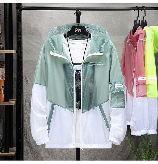 Chubasquero Techwear Con Bolsillos