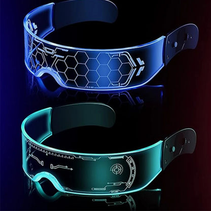 Gafas Led Estilo Cyberpunk