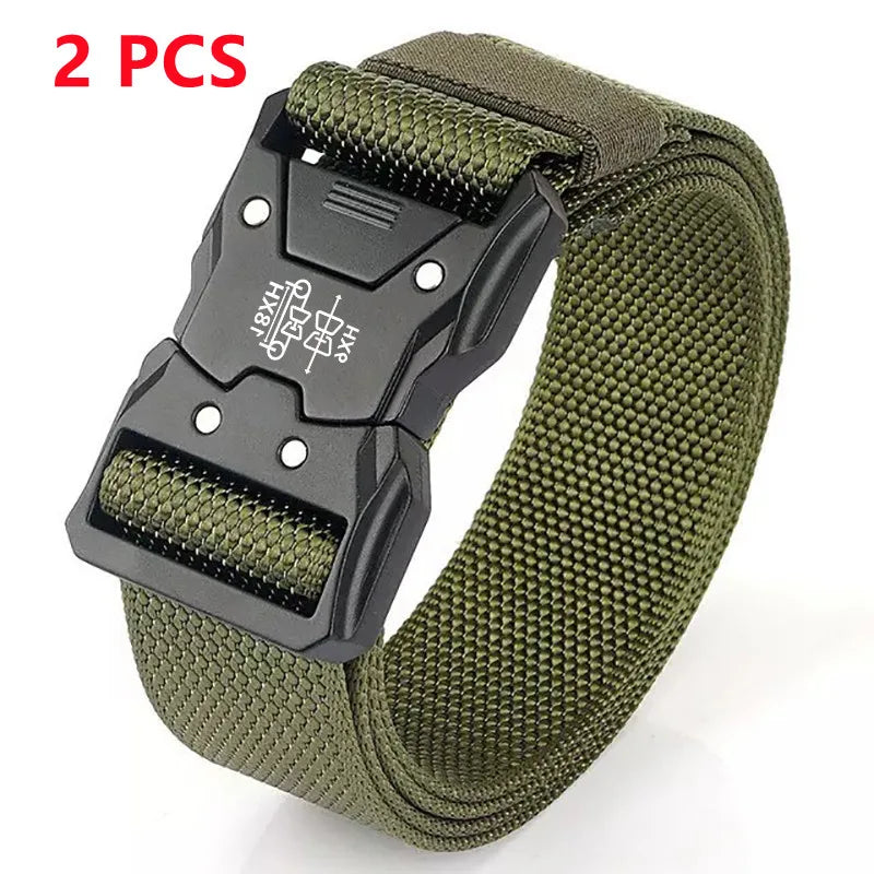 Cinturón Techwear Táctico Multifunción De Nylon Premium