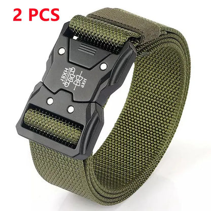 Cinturón Techwear Táctico Multifunción De Nylon Premium