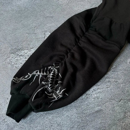Sudadera Con Estampado Y Gorra