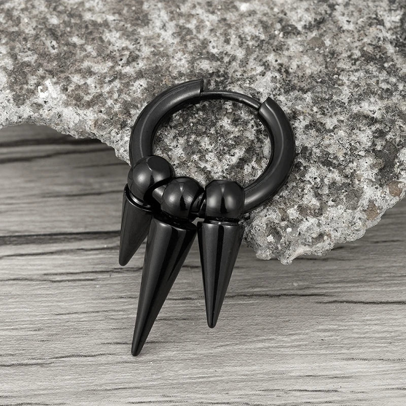 Pendiente Triple Punta Techwear